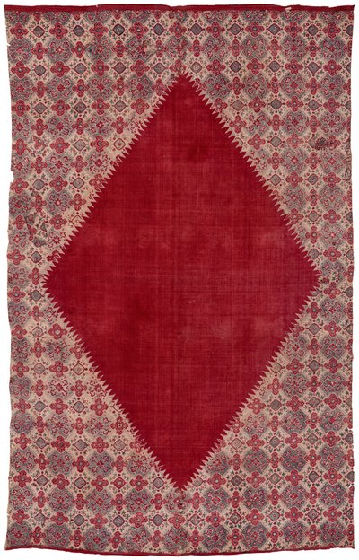 Ceremonial Cloth and Sacred Heirloom (dodot) with Central Diamond Field by Unbekannt Unbekannt